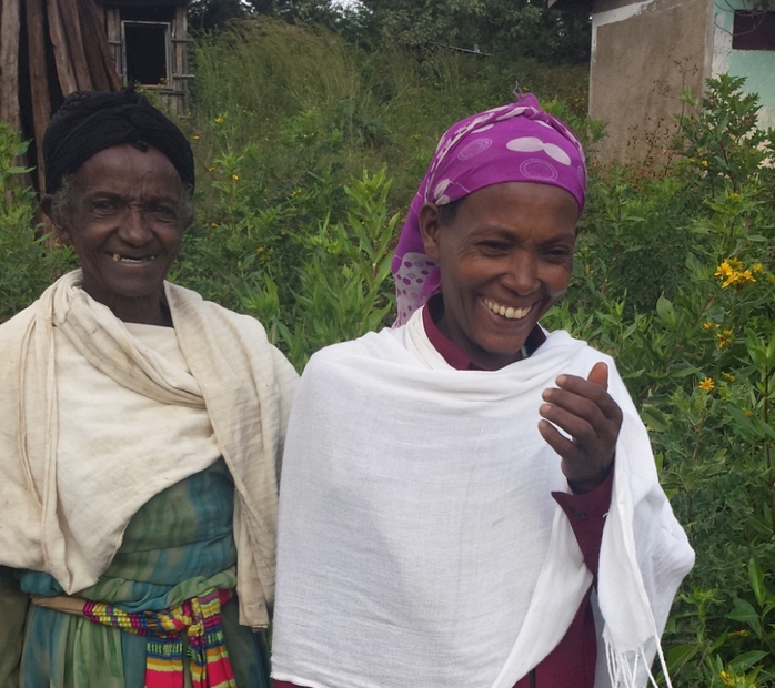 smiling women