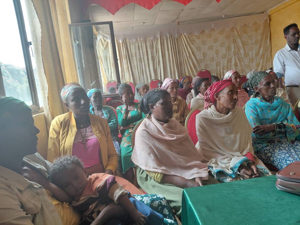 Beneficiaries complete an intensive capacity-building training on animal husbandry, sanitation, and business.